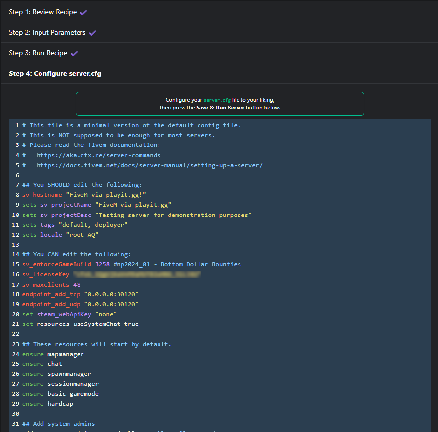 FiveM TxAdmin Server Setup, 9